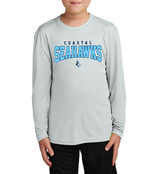 Coastal Dri Fit Long Sleeve Full Front Logo- UNIFORM APPROVED