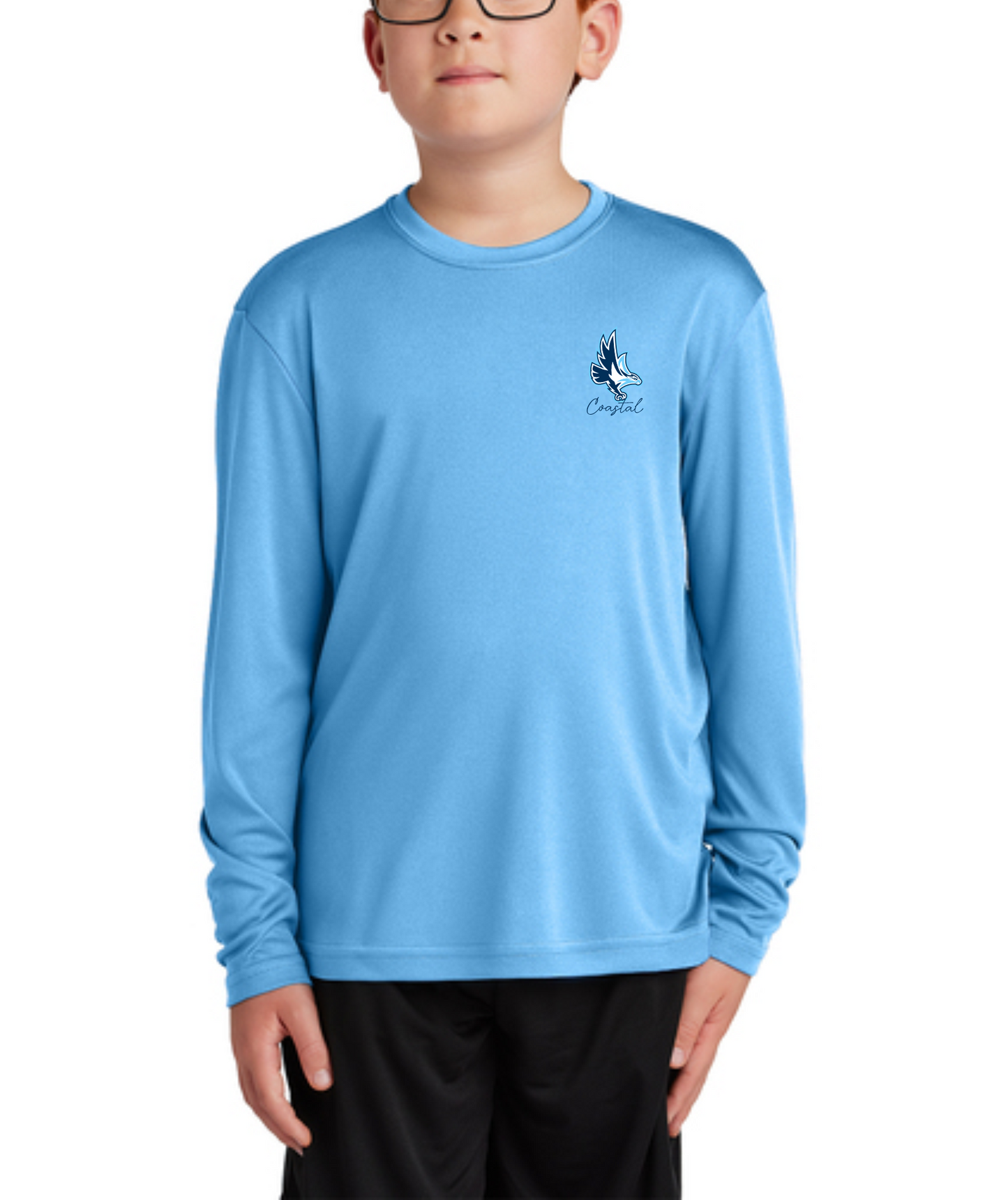Coastal Dri Fit Long Sleeve Front Left Chest Logo- UNIFORM APPROVED