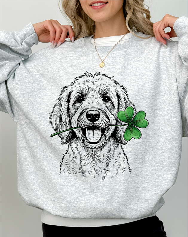 Lucky Puppy - St. Patty's Day - Shamrock Love