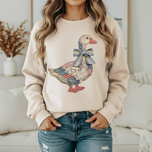Patchwork Goose - Trendy Quilt Like Pattern