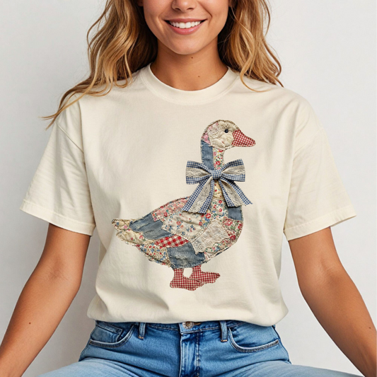 Patchwork Goose - Trendy Quilt Like Pattern
