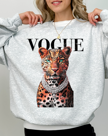 Vogue Bougie Cheetah - Trendy Sweatshirt