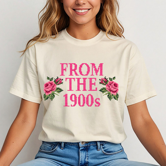 From the 1900s- Grandma Core- Trendy Fun Tee