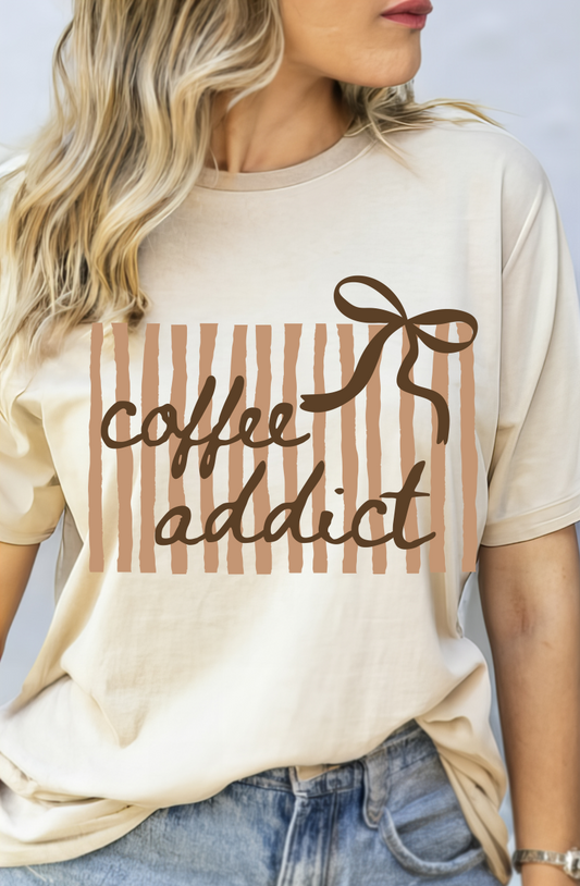 Coffee Addict  - Funny Coffee Lovers Tee