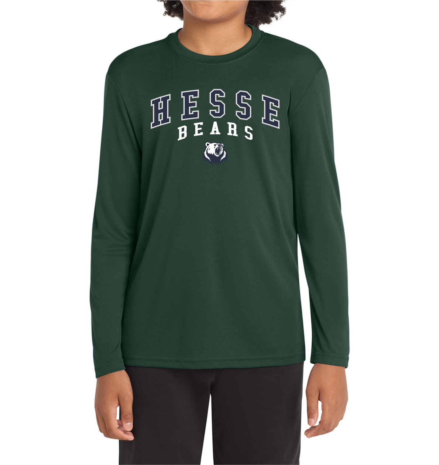Hesse Dri-Fit Long Sleeve Option 2-  (Available in 3 colors)