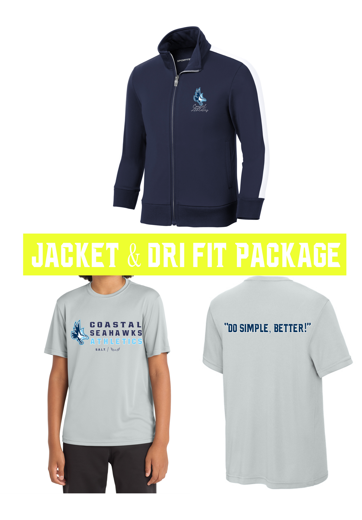 Coastal Athletics - Jacket & Dri Fit Package $30