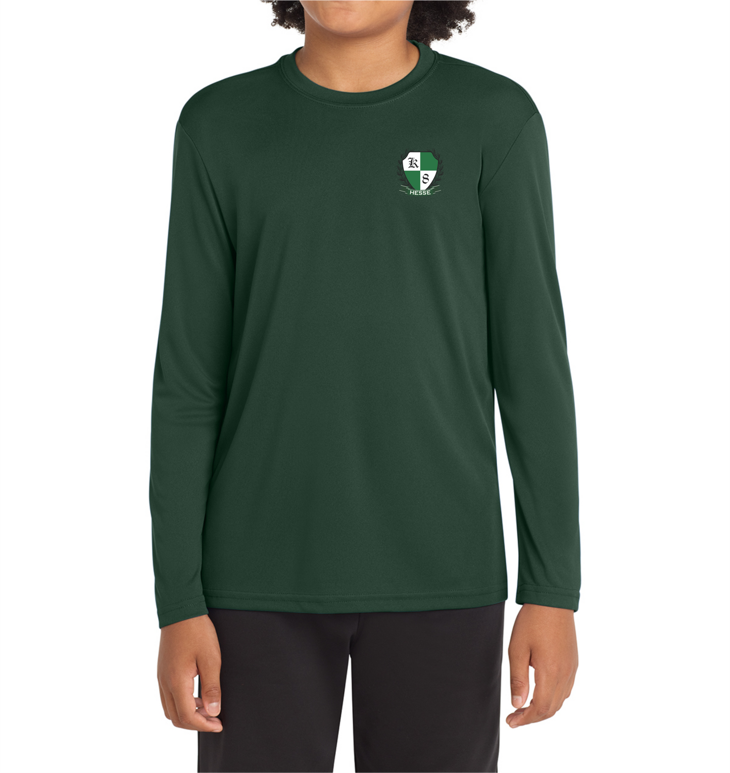 Hesse Dri Fit Short & Long Sleeve Crest- Front Logo Only (Available in 3 colors)