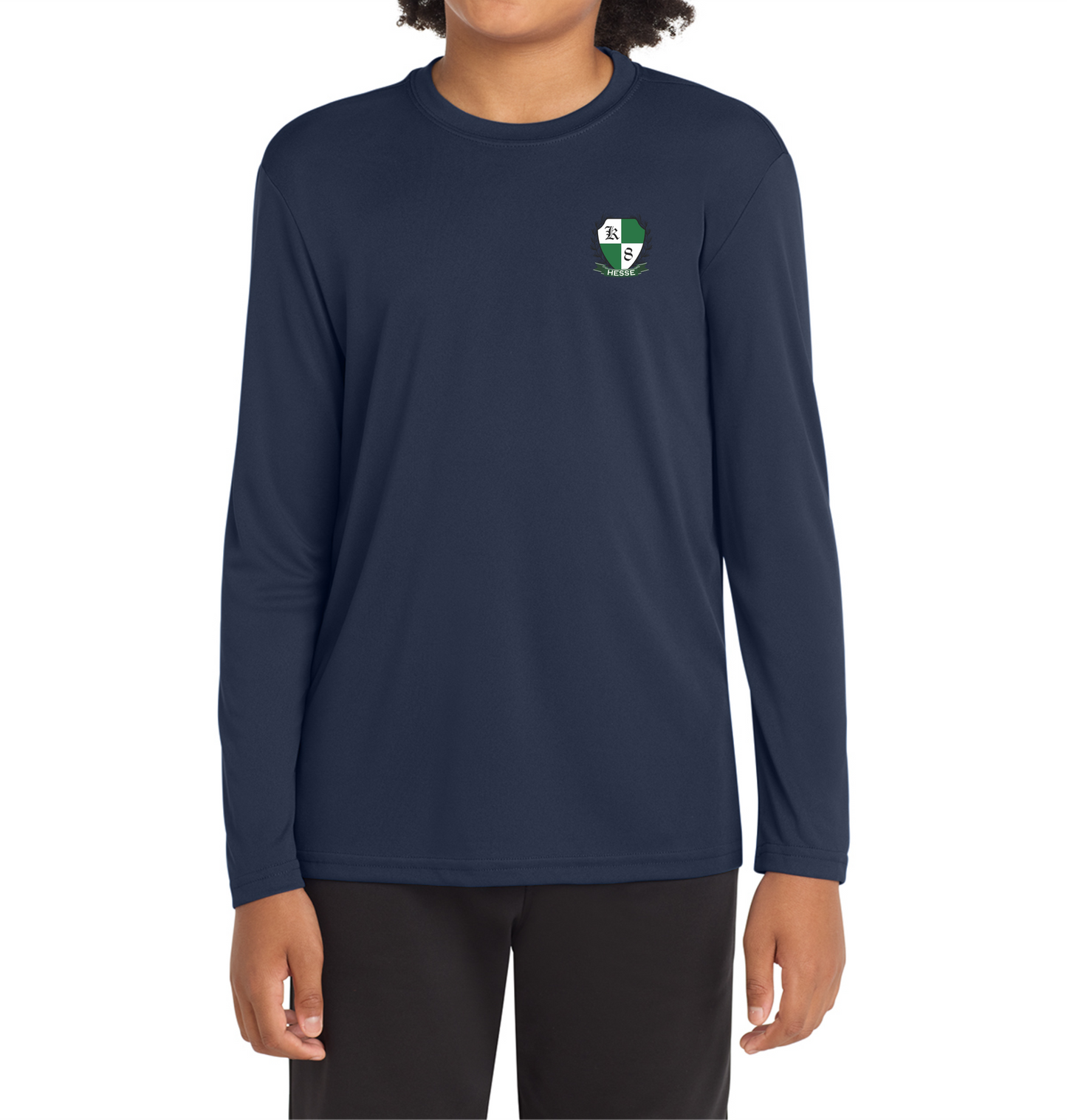 Hesse Dri Fit Short & Long Sleeve Crest- Front Logo Only (Available in 3 colors)