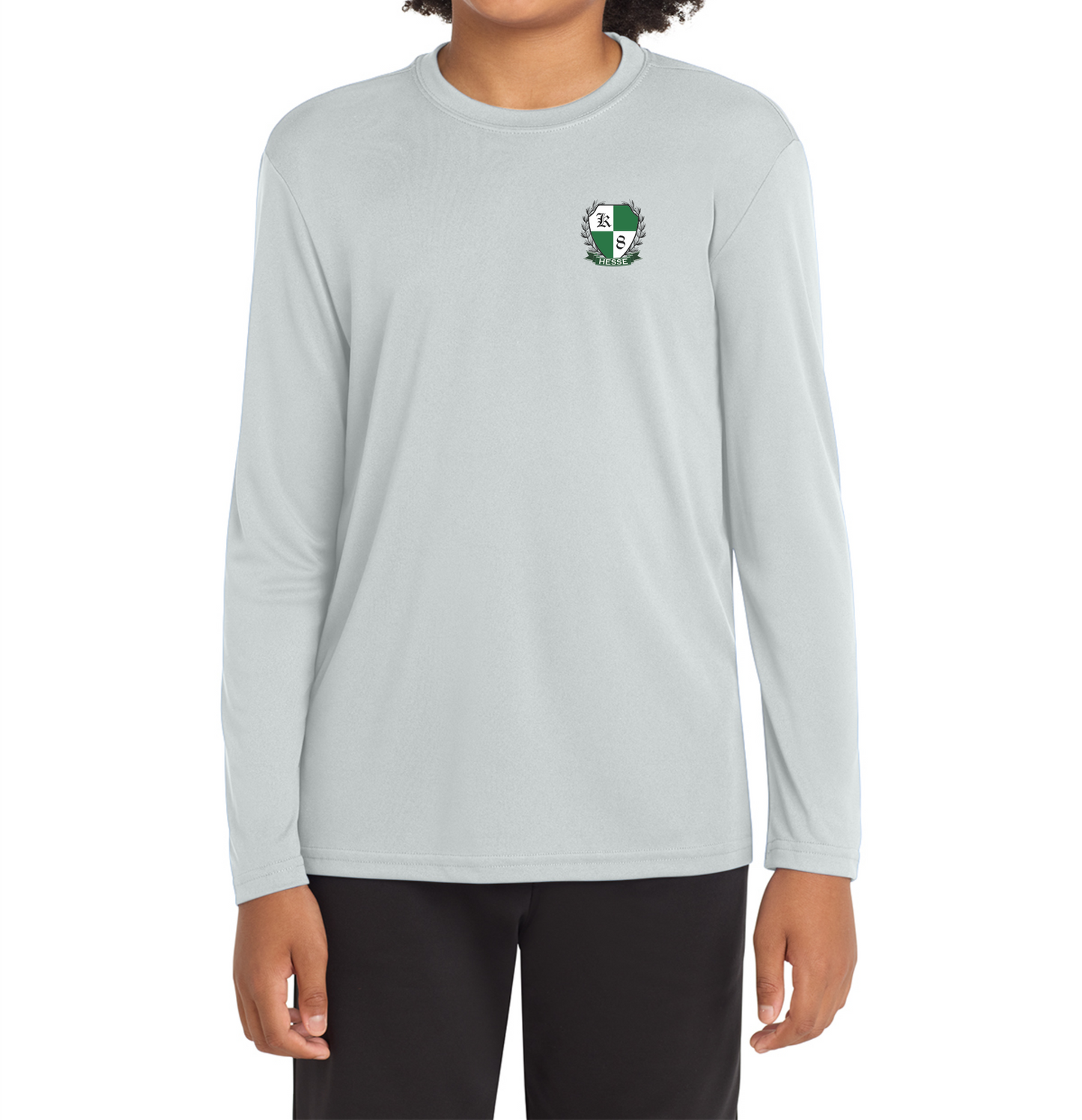 Hesse Dri Fit Short & Long Sleeve Crest- Front Logo Only (Available in 3 colors)