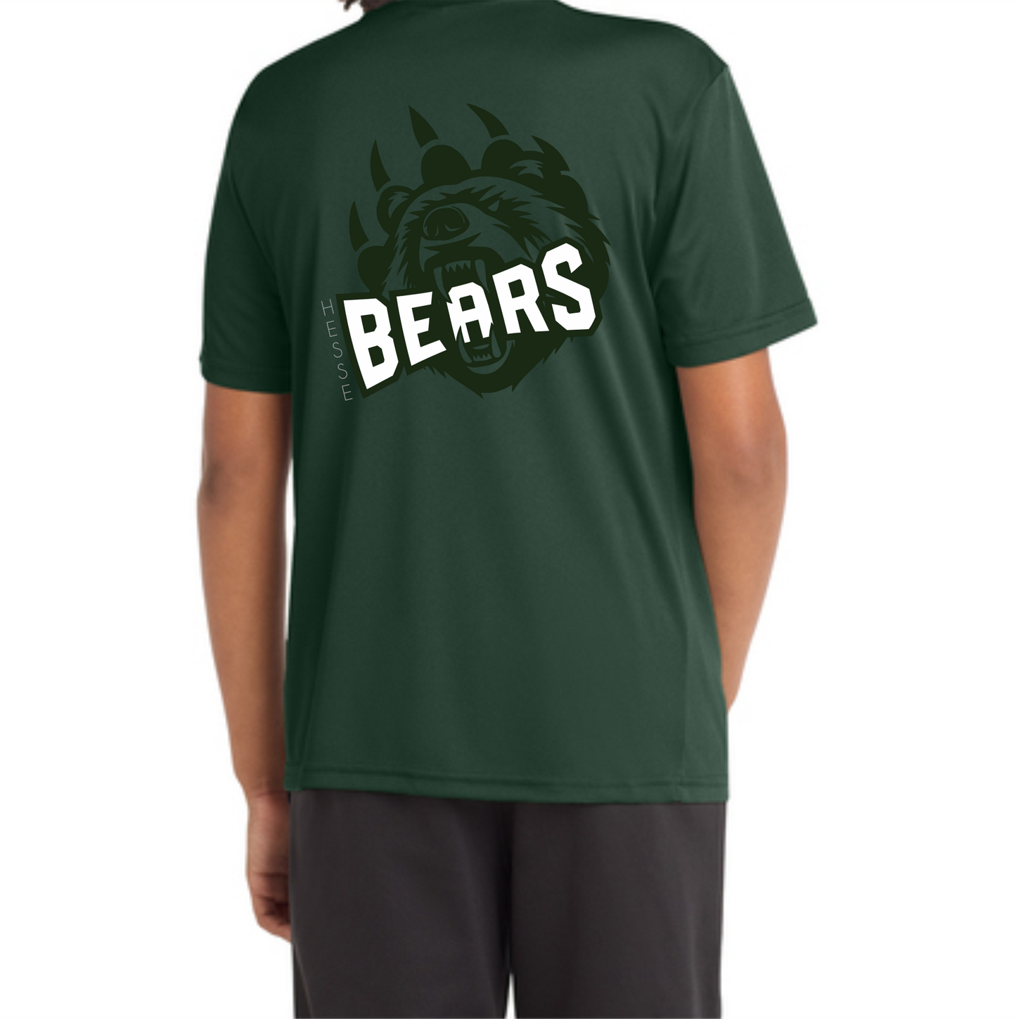Hesse Dri Fit - Front & Back (Available in 3 colors)