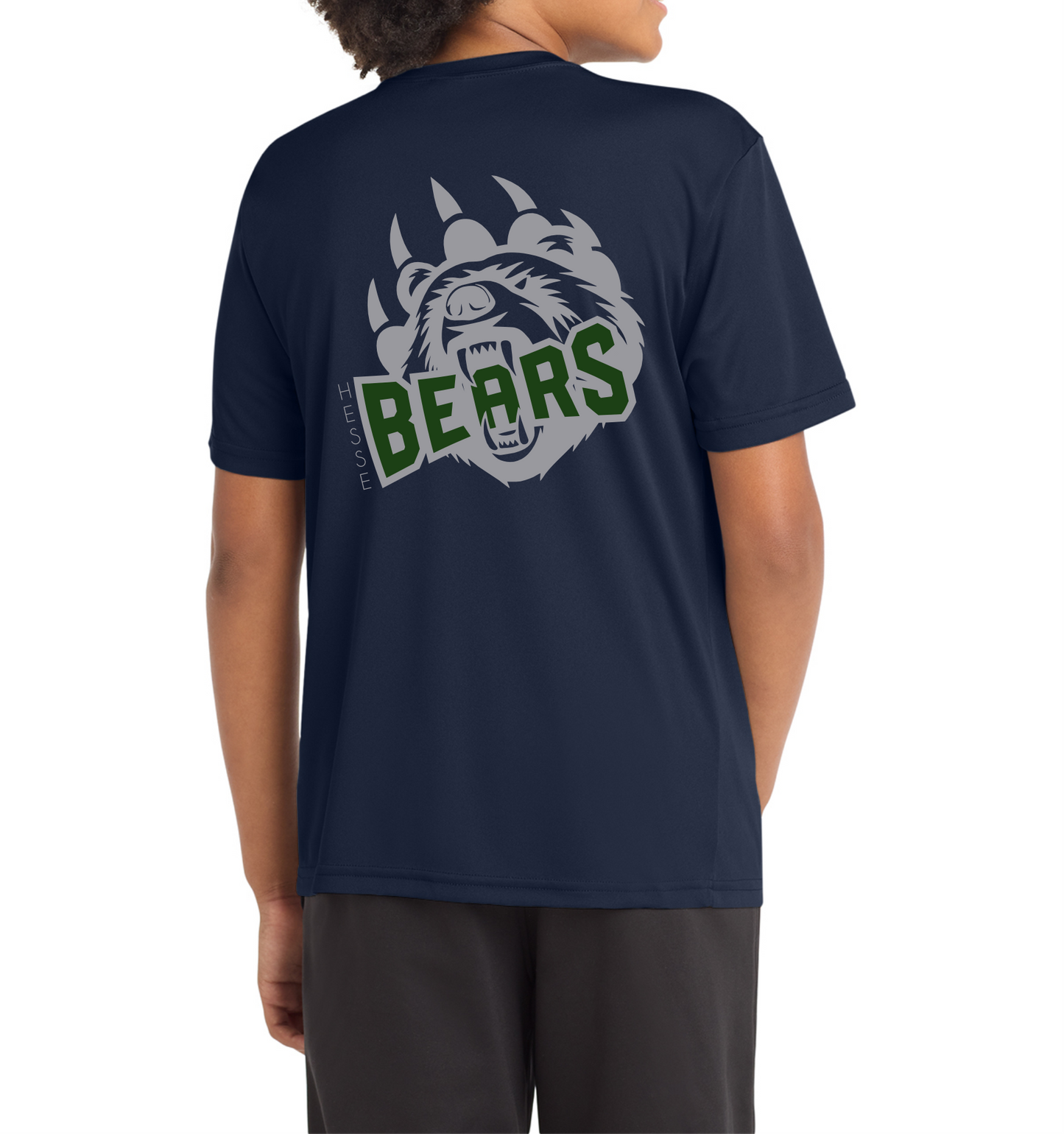 Hesse Dri Fit - Front & Back (Available in 3 colors)
