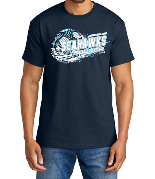 Coastal Soccer Team Tee, Dri Fit Tee & Dri Fit Long Sleeve Hood